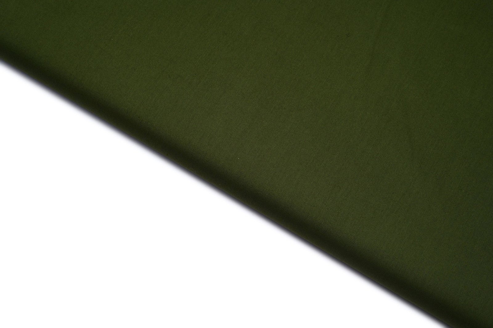 OLIVE GREEN COLOR COTTON POPLIN UMAID PLAIN 10990