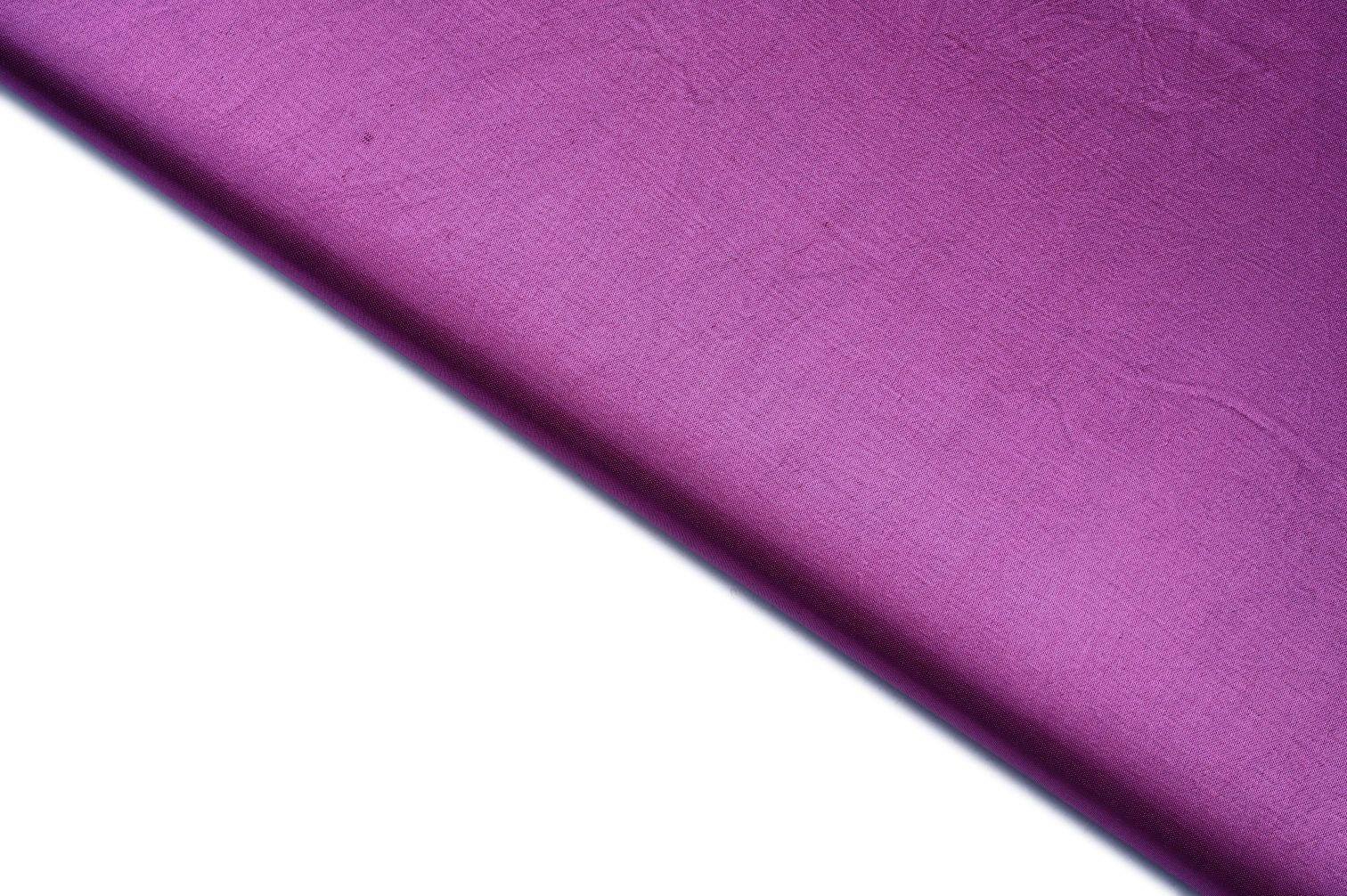 CATMINT PURPLE COLOR WISCOSS CHANDERI SILK PAISLEY FLORAL PRINT WITH THREAD AND SEQUANCE PATTERN EMBROIDERED WORK FABRIC  11301