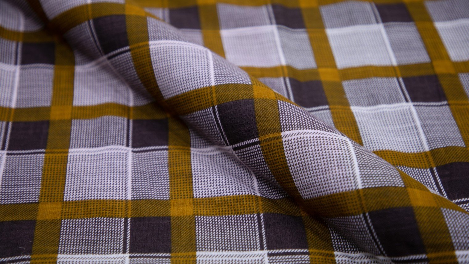 BRIGHT SUN YELLOW COLOR TWOTONE TEXTURE SLUB RAYON FABRIC 9648