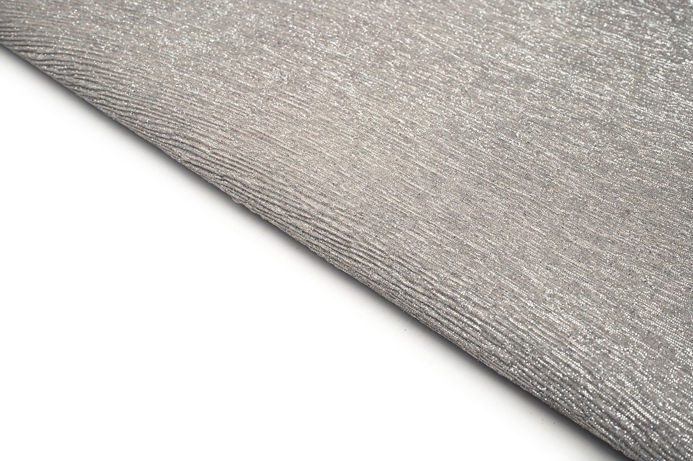 PASTEL TUSSER COLOR GEORGETTE SHIMAR GLITTER CRUSHED FABRIC 10182