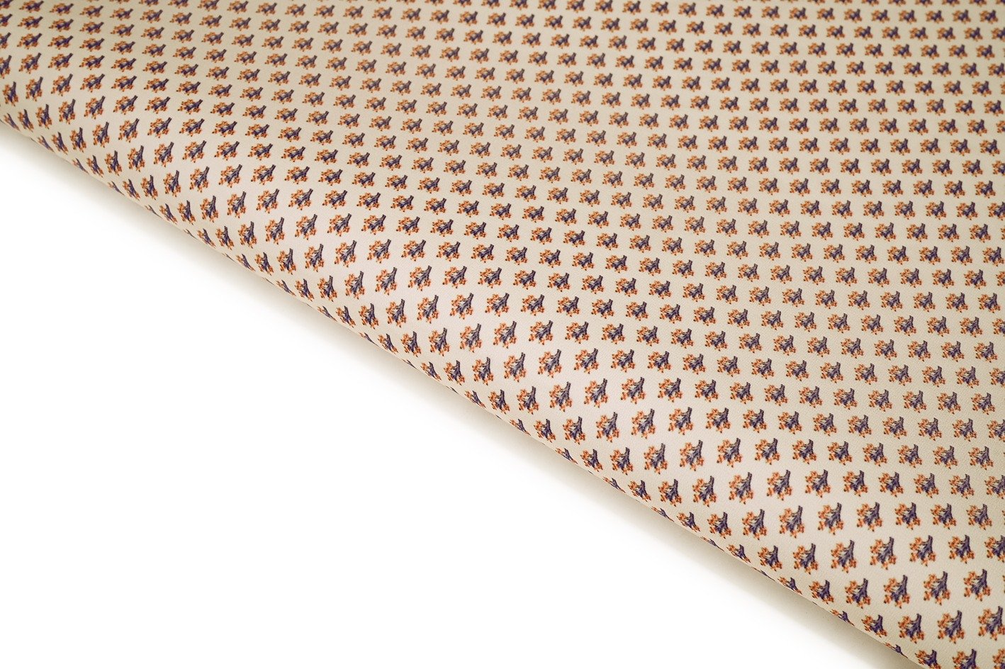 LIME GREEN & OFFWHITE COLOR WISCOSS GEORGET DIGITAL LEHRIYA PATTERN PRINTED FABRIC 10436