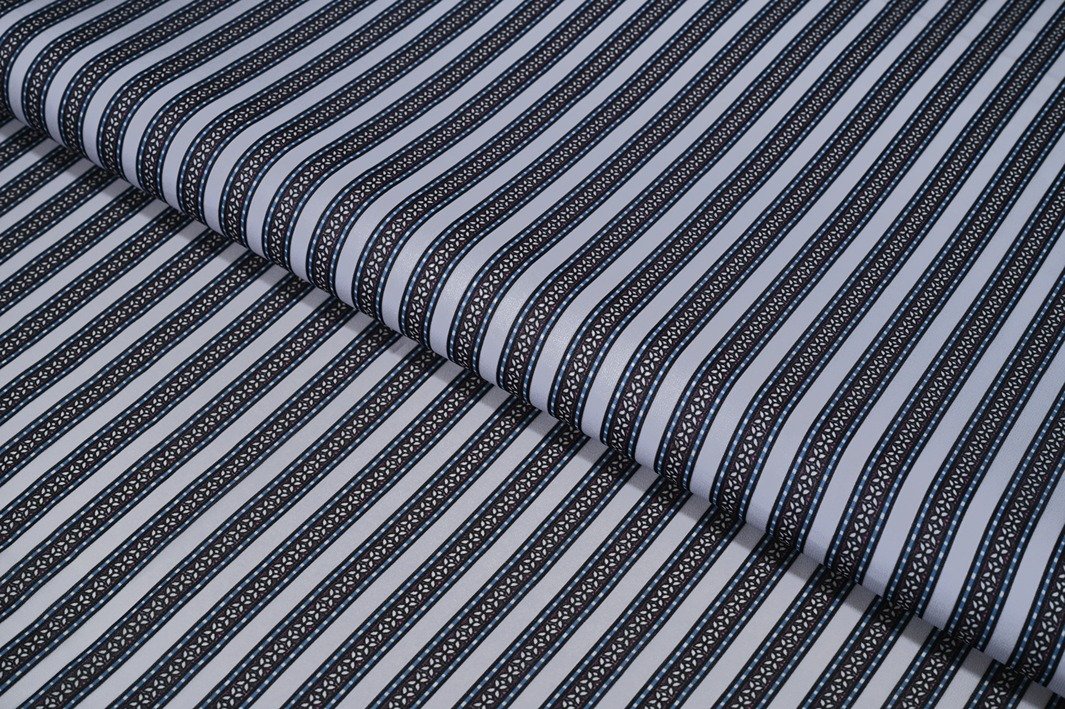 LIME GREEN & OFFWHITE COLOR WISCOSS GEORGET DIGITAL LEHRIYA PATTERN PRINTED FABRIC 10436