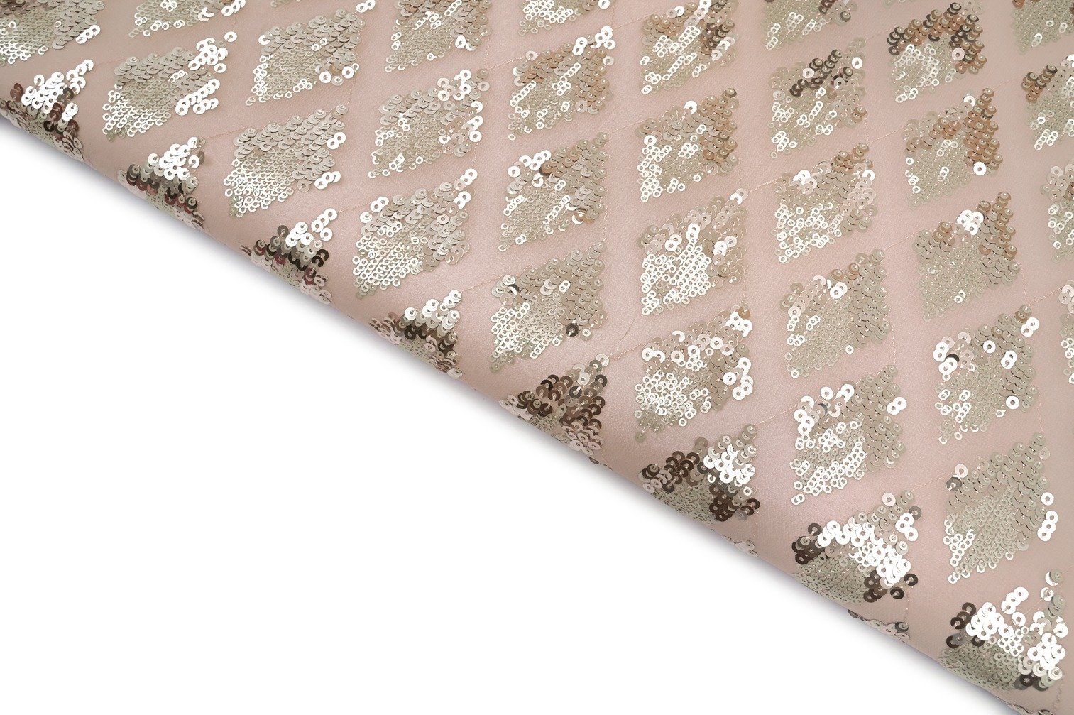 OFFWHITE & PASTEL PEACH COLOR COTTON VOIL SLUB WEAVE TEXTURE PATTERN HANDLOOM FABRIC 11669