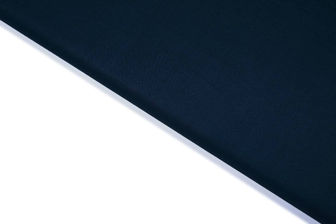DARK DENIM BLUE COLOR COTTON TWO WAY STRETCH MATTY FINISH LICRA PLAIN FABRIC 11463