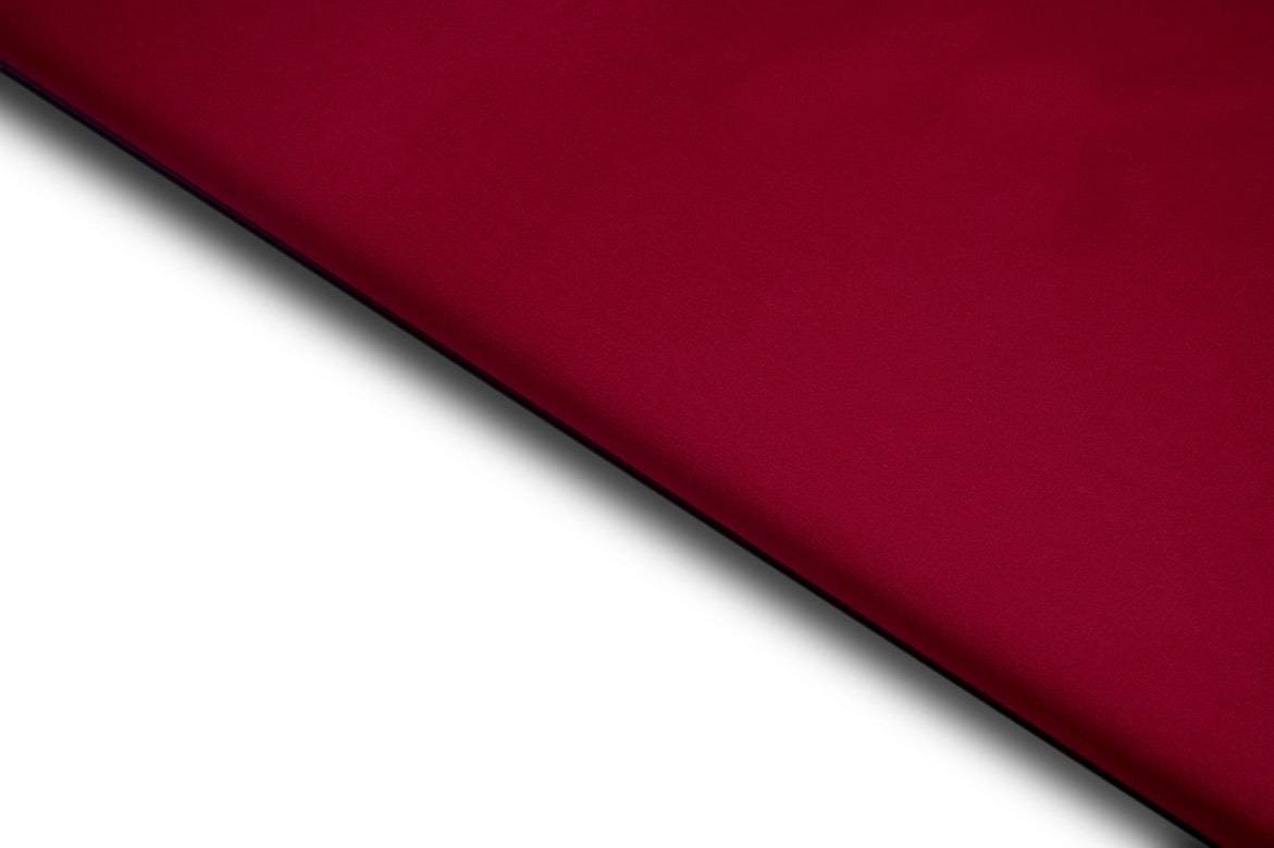 CHERRY RED COLOR WISCOSS MASHROO GAJI SILK SHATIN FINISH PLAIN FABRIC 11799