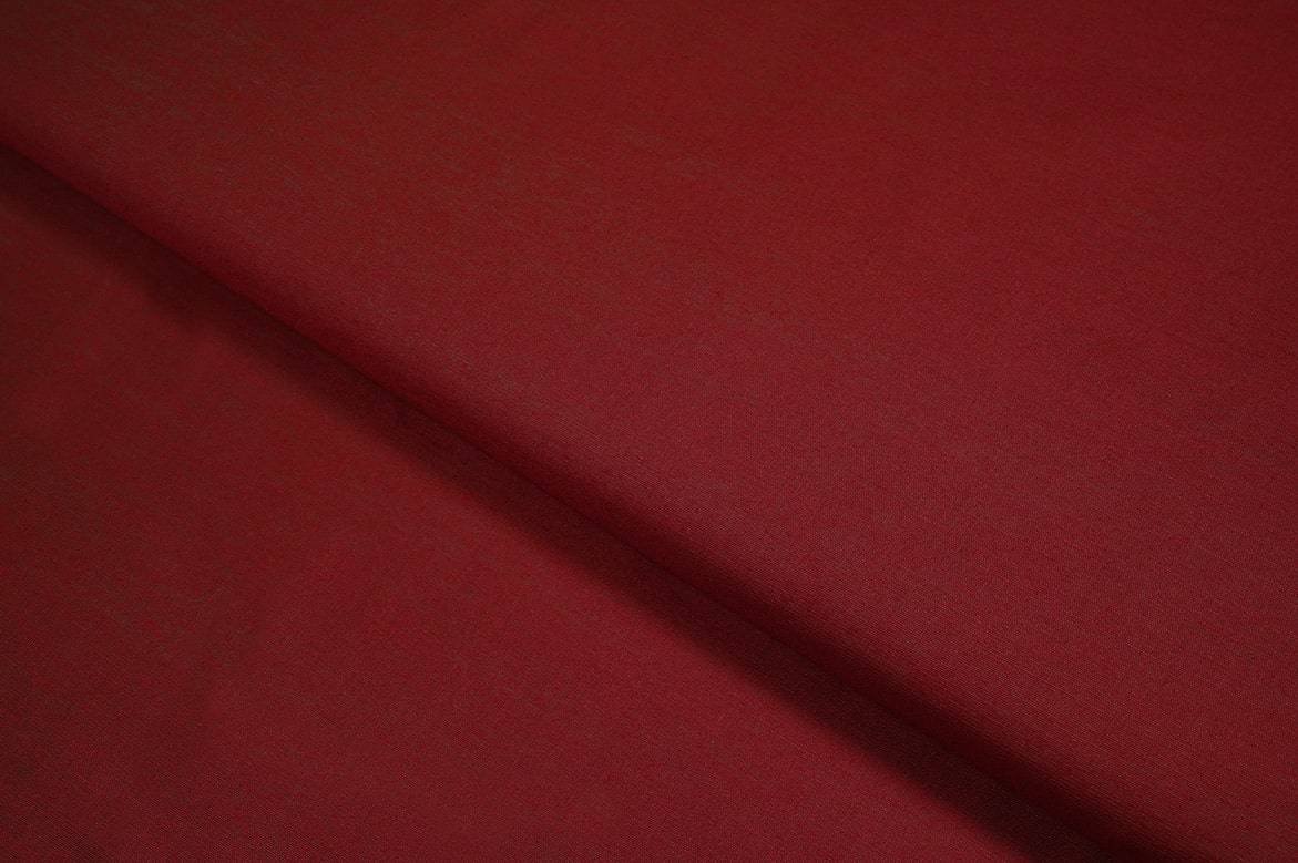 BRICK RUST COLOR GLOSSY FINISH COTTON SATIN PLAIN FABRIC 11612