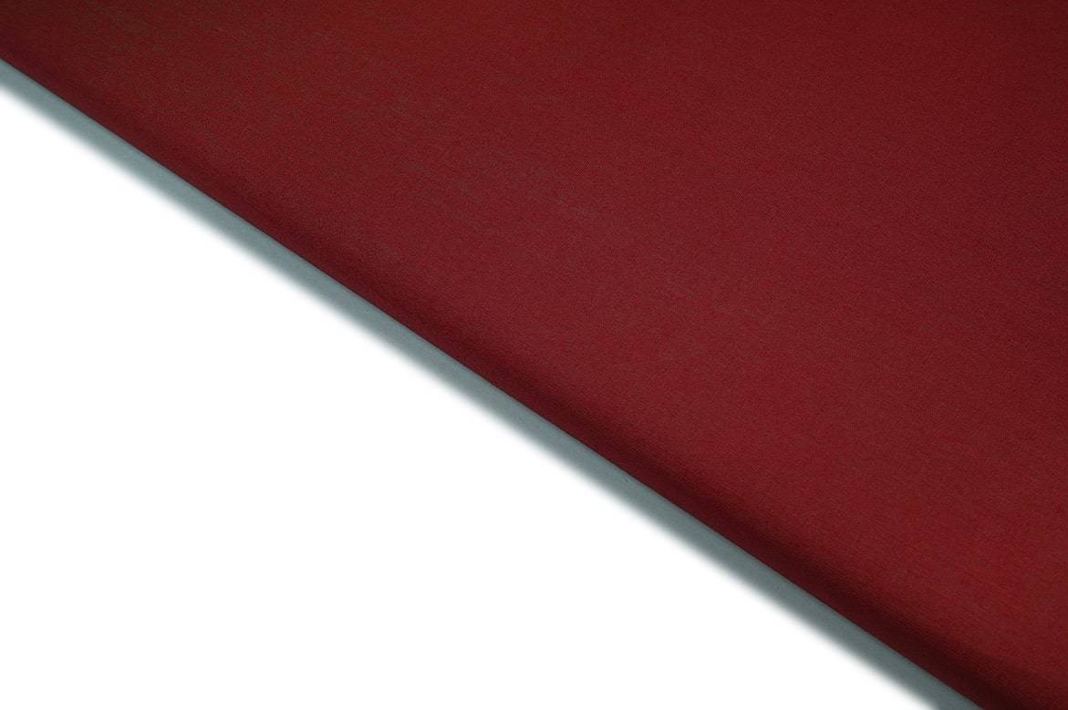 BRICK RUST COLOR GLOSSY FINISH COTTON SATIN PLAIN FABRIC 11612