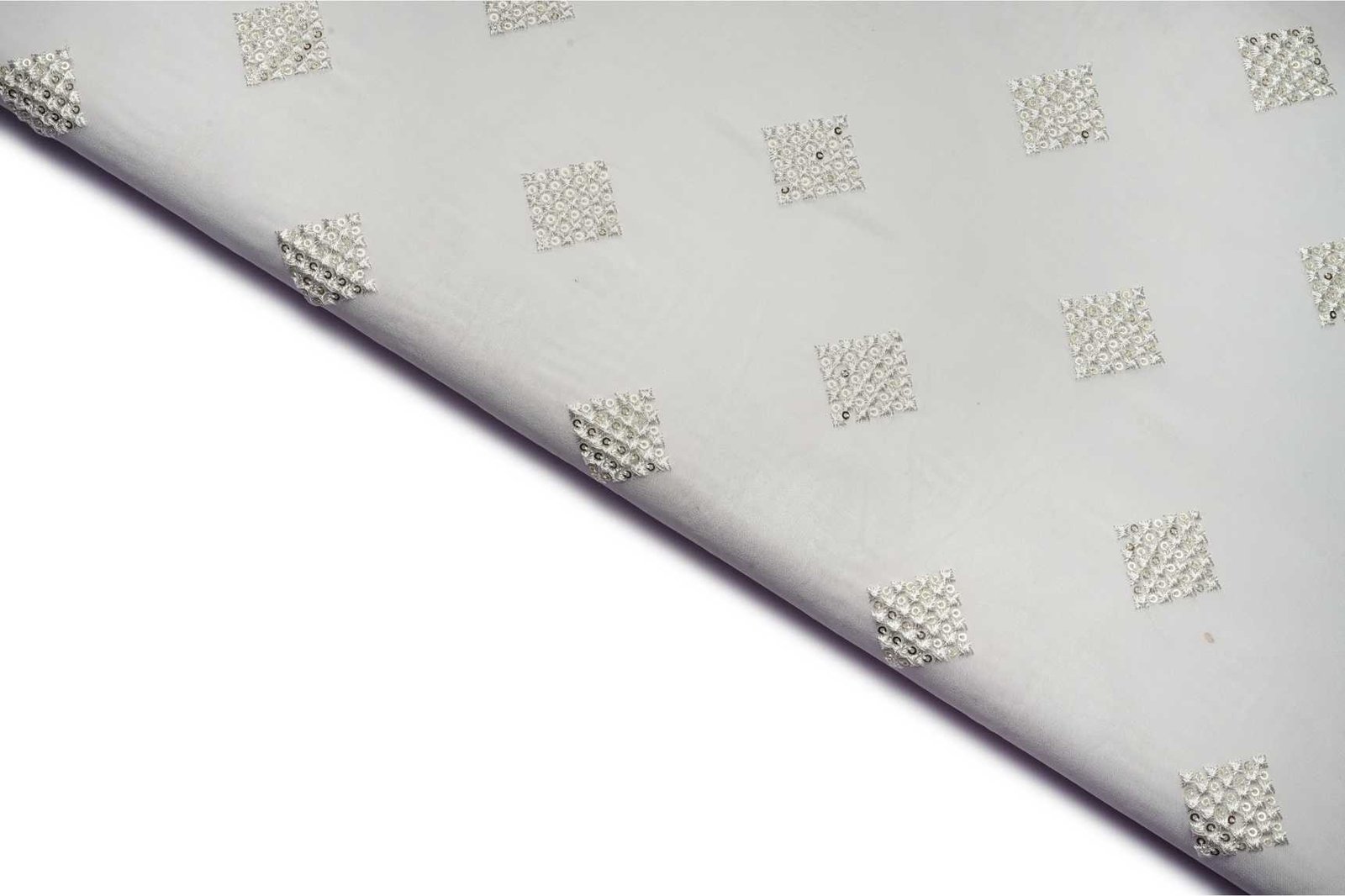 DIABLE  OFF WHITE COLOR WISCOSS GEORGET GOLD EMBOSS CRUSH WEAVE LEAF  MOTIVE PATTERN JAQARD FABRIC 10788