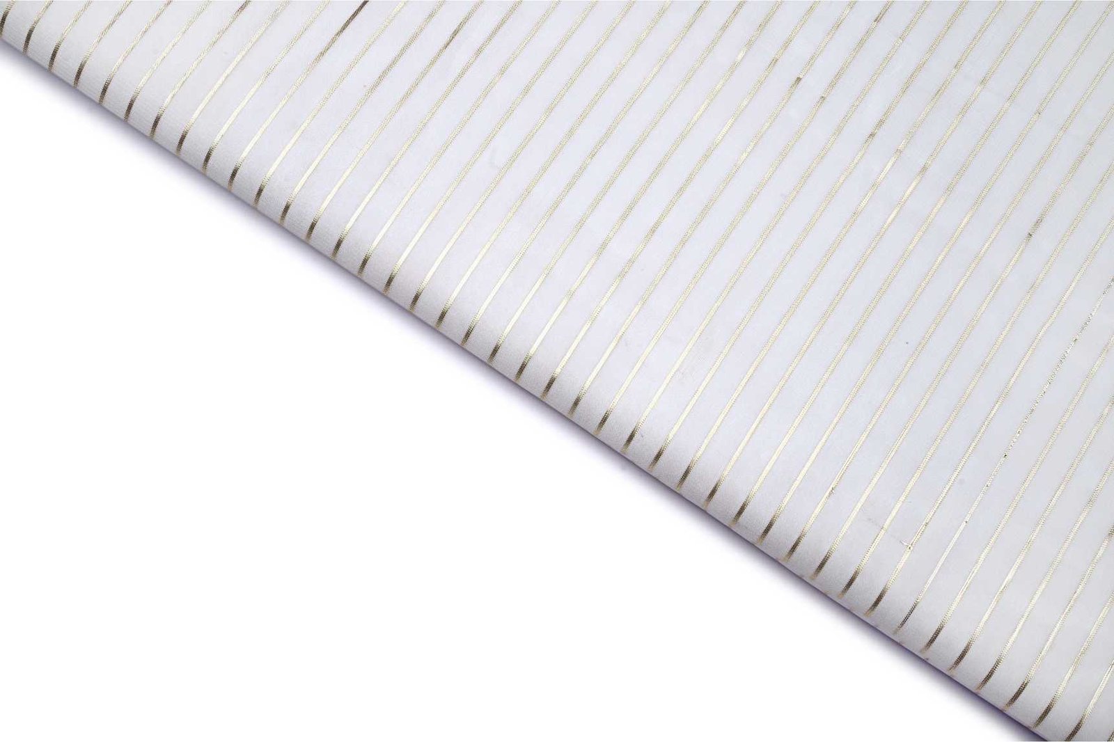 DIABLE  OFF WHITE COLOR WISCOSS GEORGET GOLD EMBOSS CRUSH WEAVE LEAF  MOTIVE PATTERN JAQARD FABRIC 10788